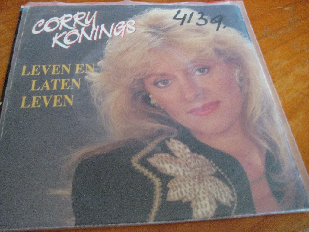 Corry Konings: Leven en leven laten, Ophalen of Verzenden, Zo goed als nieuw, Nederlandstalig, Single
