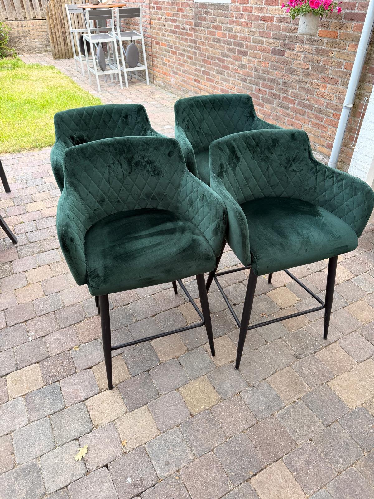 4 Krukken - Dami Living- velvet groen, Ophalen, Overige kleuren, Zo goed als nieuw, Vier
