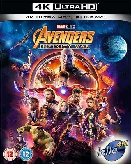 Blu-ray 4K: Marvel's Avengers 3: Infinity War (2018) UK nNLO, Ophalen of Verzenden, Nieuw in verpakking, Actie
