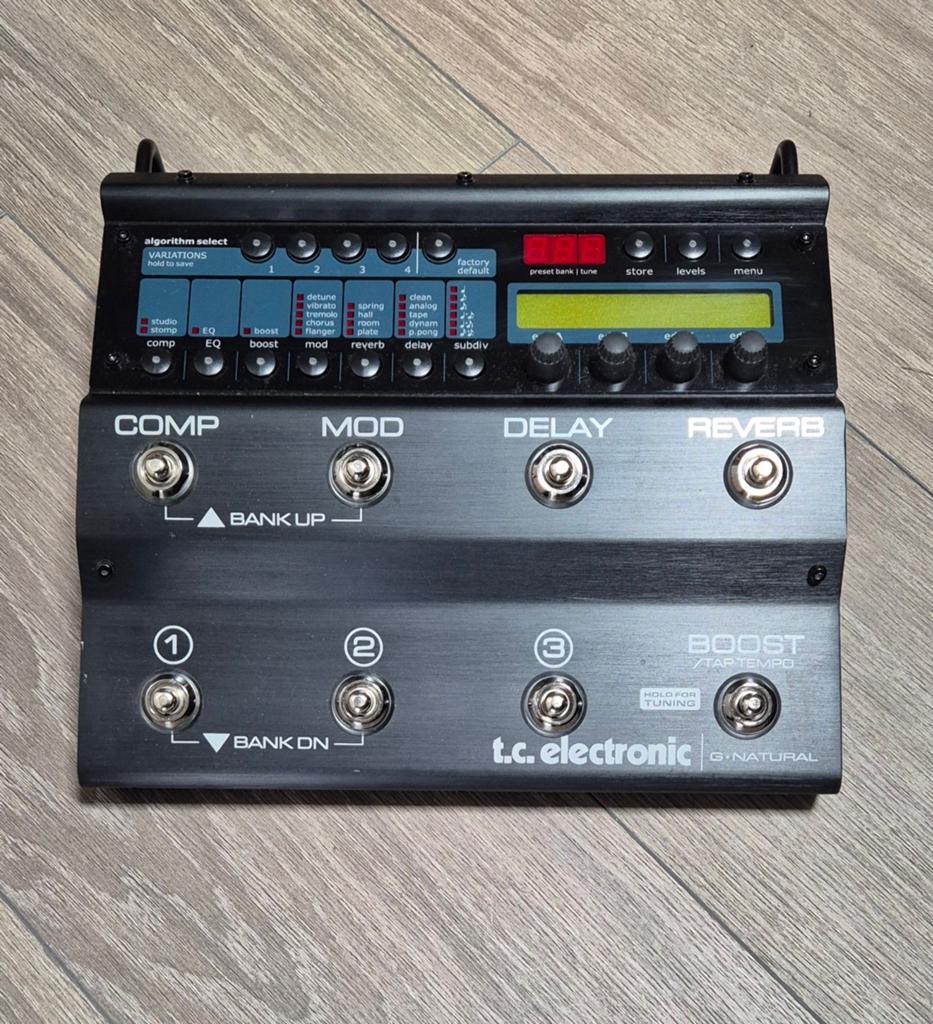 TC Electronic G-Natural Akoestische Gitaar Multi-Effect, Muziek en Instrumenten, Effecten, Ophalen, Zo goed als nieuw, Delay of Echo