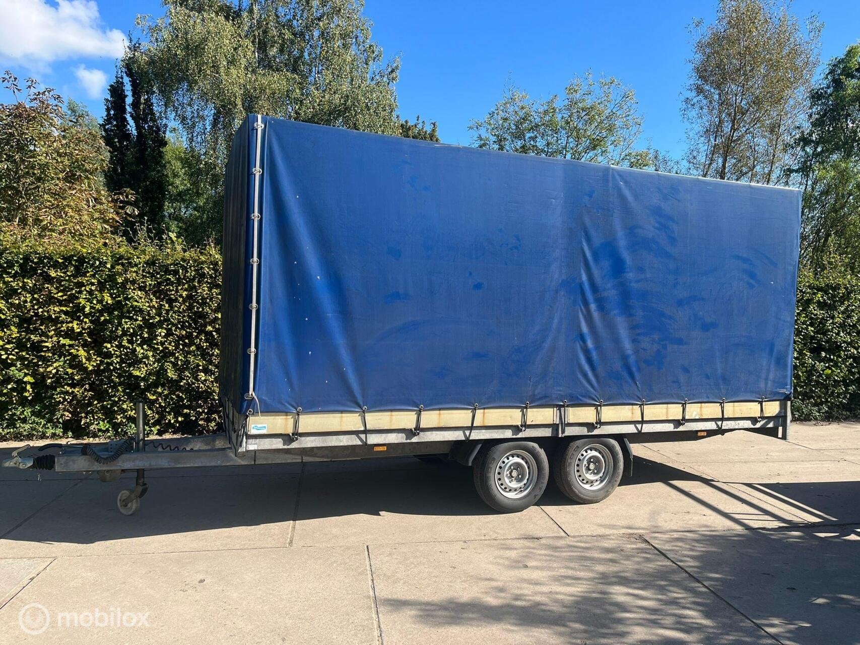 Hapert huifwagen 505x200x210cm, 3000kg, technisch 3500kg, Gebruikt