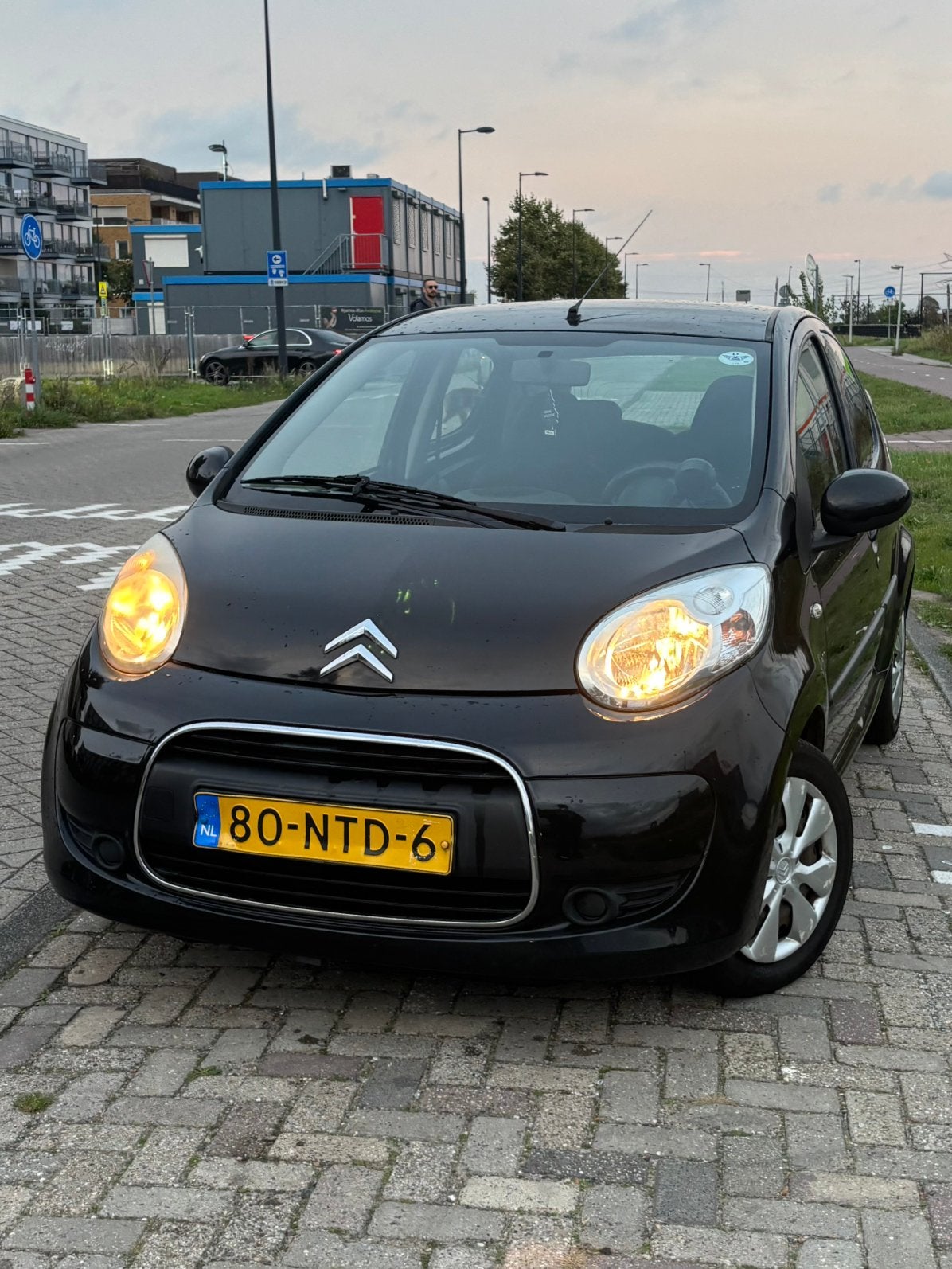 Citroën C1 1.0i 68PK 5D 2010 Zwart, Voorwielaandrijving, Stof, Zwart, Isofix