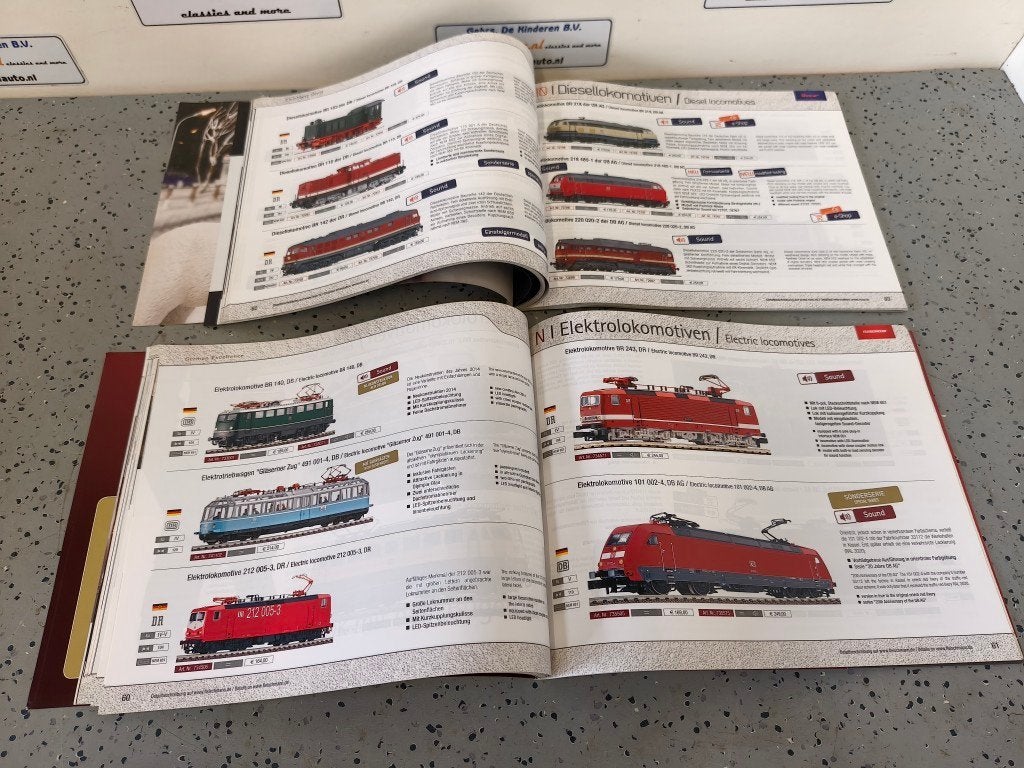 2x modeltrein cataloges, Fleischman/ Roco, Ophalen of Verzenden, 1980 tot heden, Tijdschrift