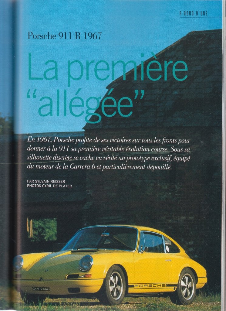 Porsche 911 R classic car, Verzenden, Gelezen, Porsche