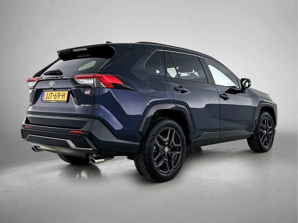 Toyota RAV4 2.5 Plug-in Hybrid AWD GR SPORT | PDC | Blindspo, Auto's, Toyota, Automaat, 12 maanden, 4 cilinders, Blauw