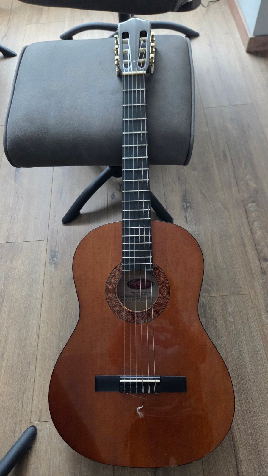 Stagg C546 PACK Klassieke linkshandige Gitaar - Zo goed als, Ophalen, Zo goed als nieuw, Klassieke of Spaanse gitaar, Met koffer