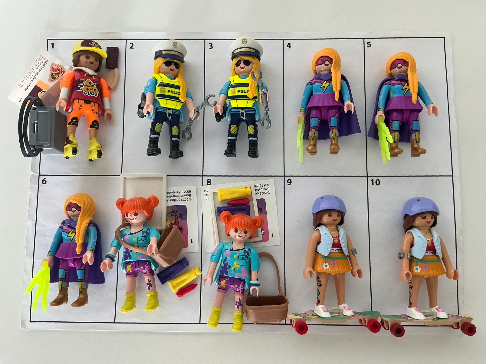 Playmobil klicky’s serie 25 (C), Ophalen of Verzenden, Zo goed als nieuw, Complete set, Figuren