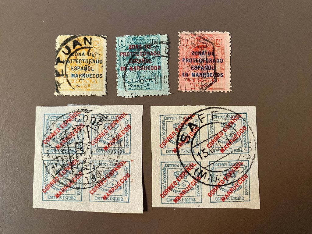 Kleine verzameling Spaans-Marokko, Ophalen of Verzenden, Buitenland