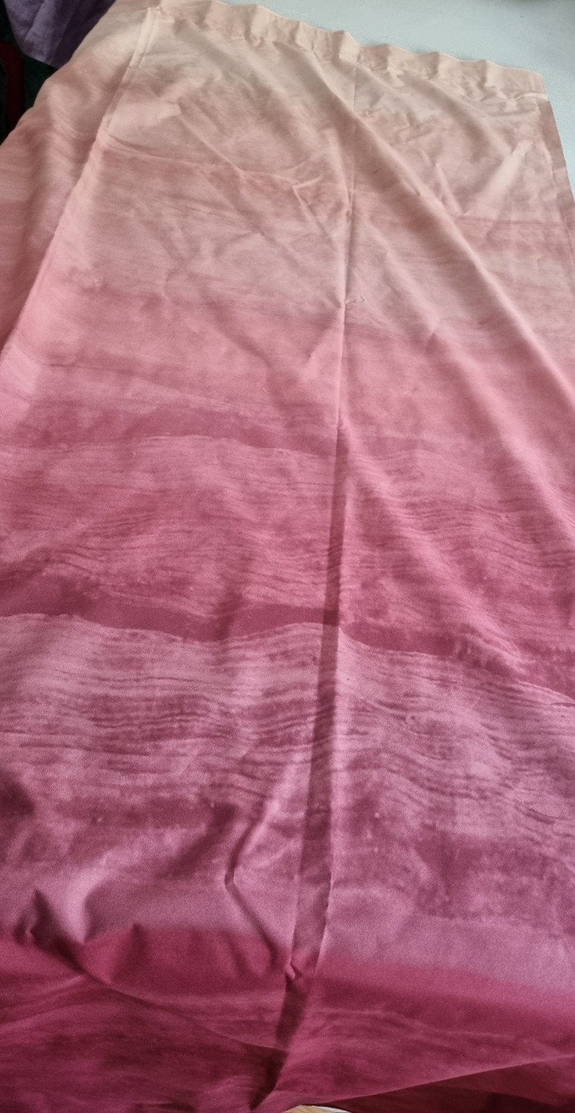 Nieuwe gordijnen, 2 stuks, roze/wit, 137x206 cm, Ophalen of Verzenden, Nieuw, Wit, Gordijn