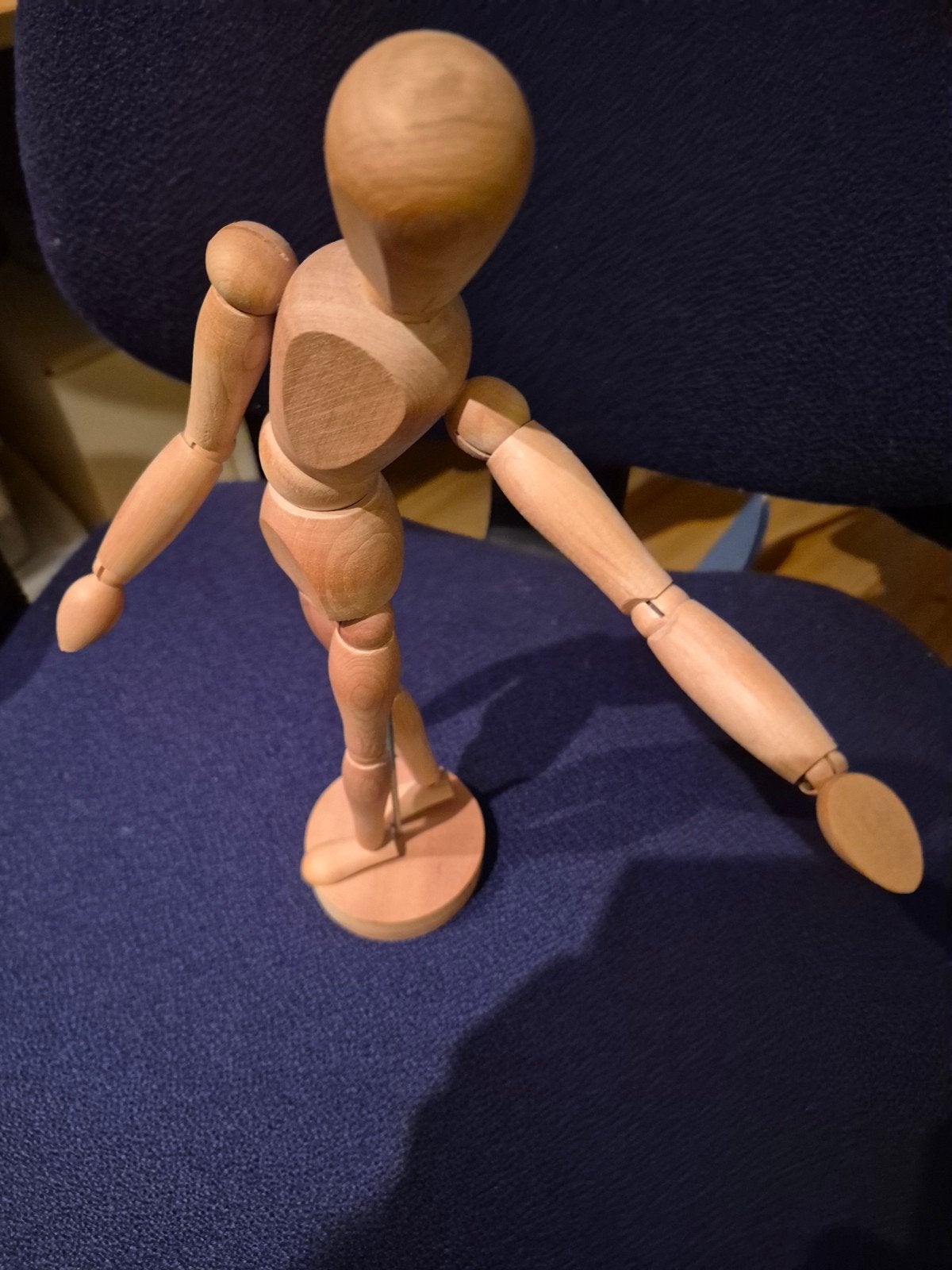 Houten paspop / tekenpop - Articulatie model, Ophalen of Verzenden, Zo goed als nieuw