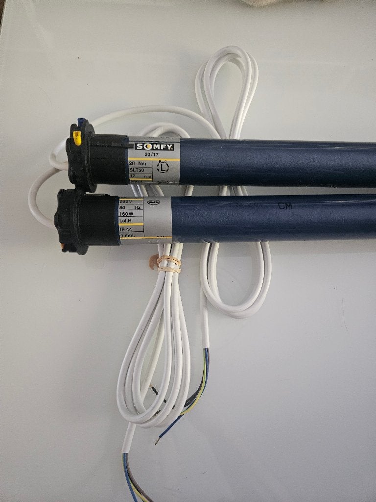2x Somfy SLT50 20/17 incl. 3m kabel, Ophalen, Gebruikt, Overige kleuren, 200 cm of meer