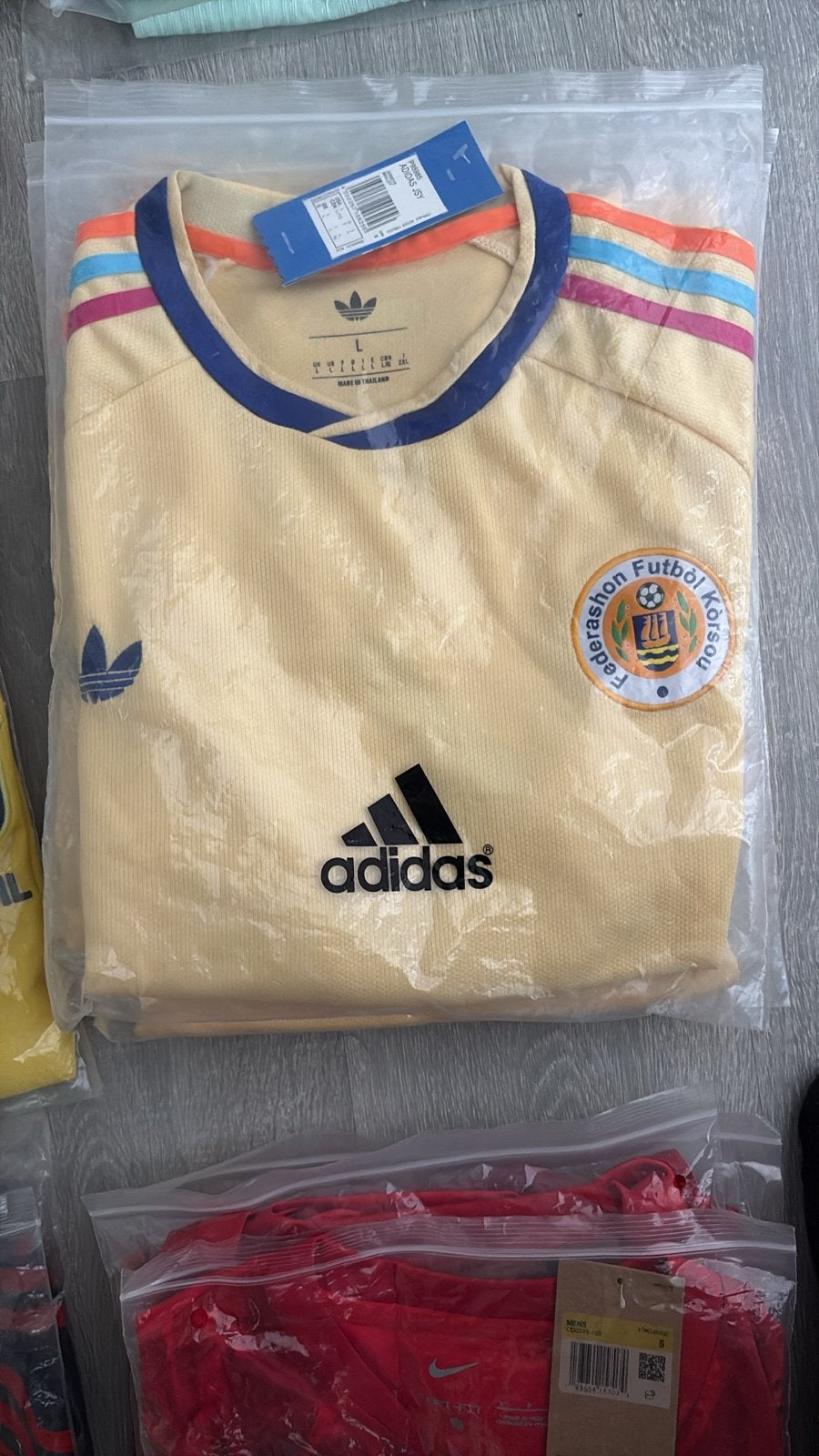 Curacao uitshirt maat L, Maat 52/54 (L), Geel, Nieuw, Ophalen of Verzenden