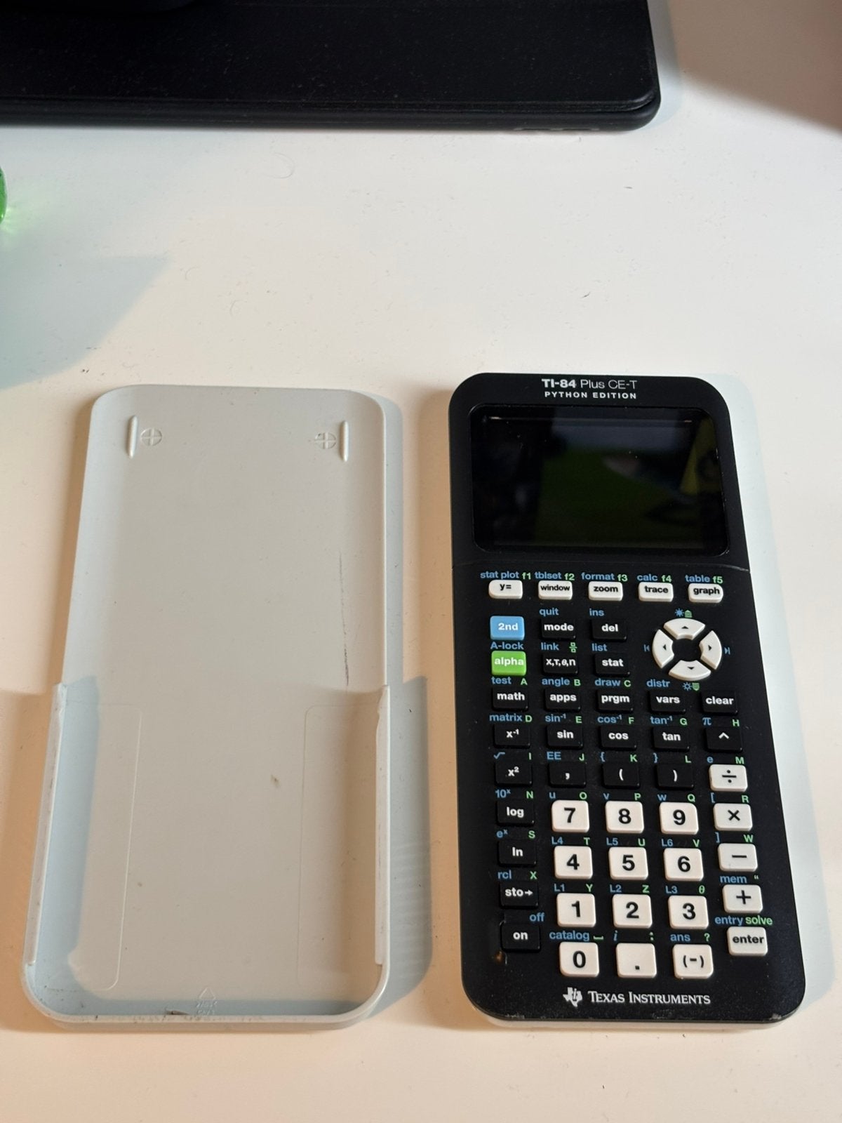 Ti 84 plus CE-T Python Edition ( Texas Instruments), Ophalen of Verzenden, Grafische rekenmachine, Zo goed als nieuw