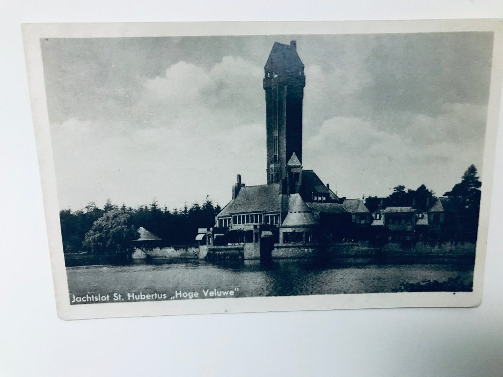 Oude Ansichtkaarten: Jachthuis St. Hubertus & Oude Haven, Ophalen of Verzenden, Voor 1920, Gelopen, Gelderland