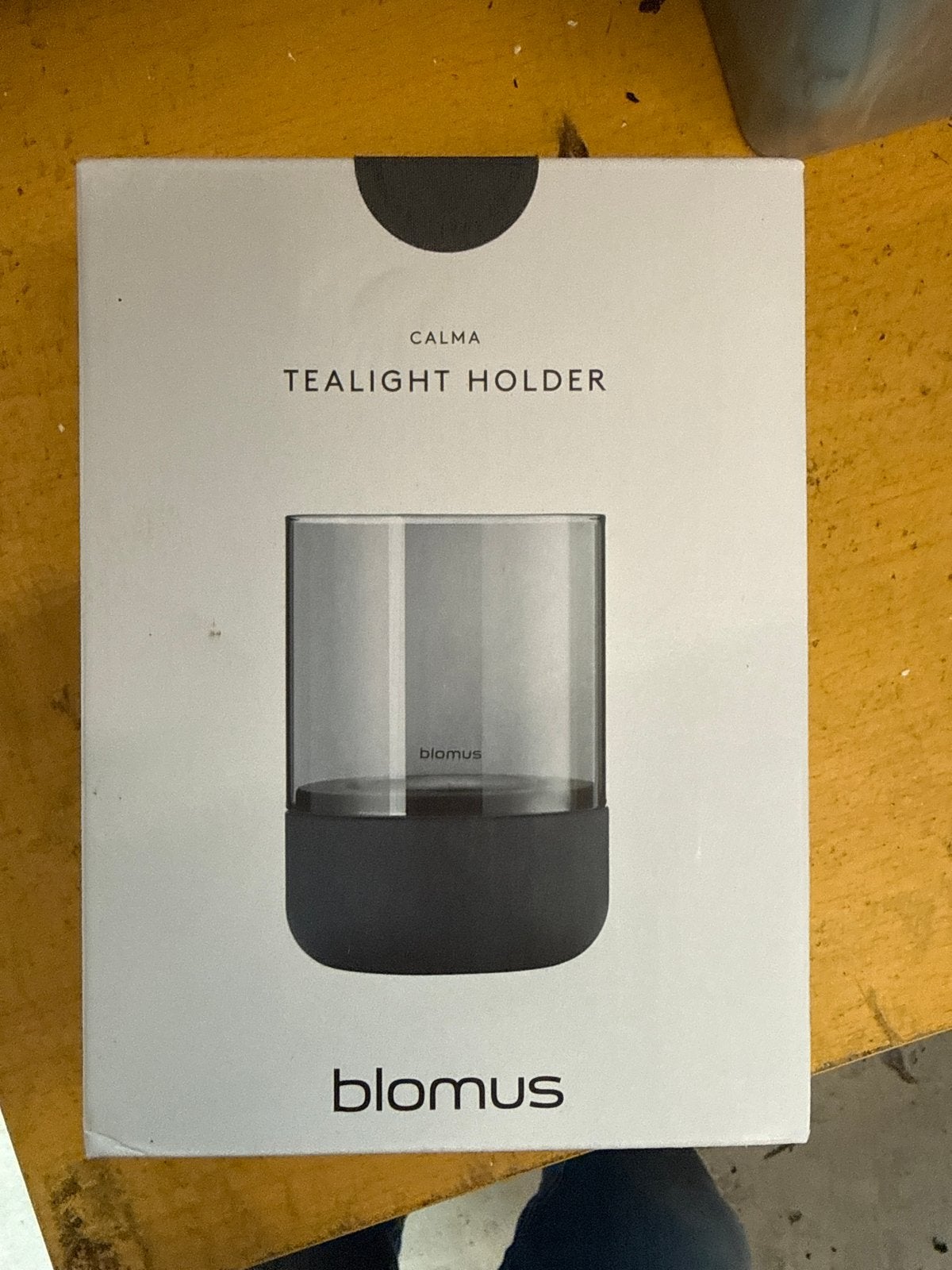 Blomus Calma Theelichthouder - Nieuw in doos, Overige materialen, Zwart, Nieuw, Ophalen of Verzenden