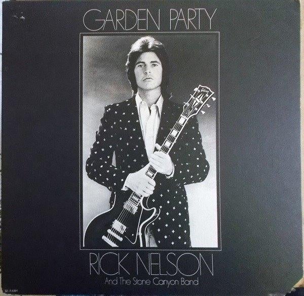 LP RICK NELSON & THE STONE CANYON BAND - GARDEN PARTY, Gebruikt, Ophalen of Verzenden, 1970 - 1979, Inclusief binnenhoes