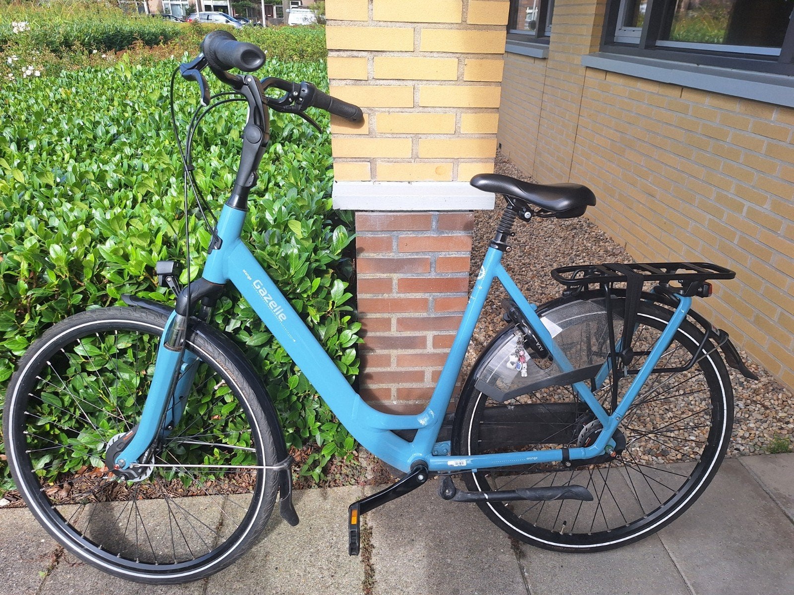Gazelle Orange C7 Damesfiets - Zo goed als nieuw, Ophalen, 53 tot 56 cm, Velgrem, (Extra) lage instap