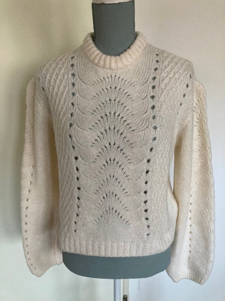 Crèmekleurige trui - Amy & Ivy, Overige kleuren, Ophalen of Verzenden, Amy & Ivy, Maat 36 (S)