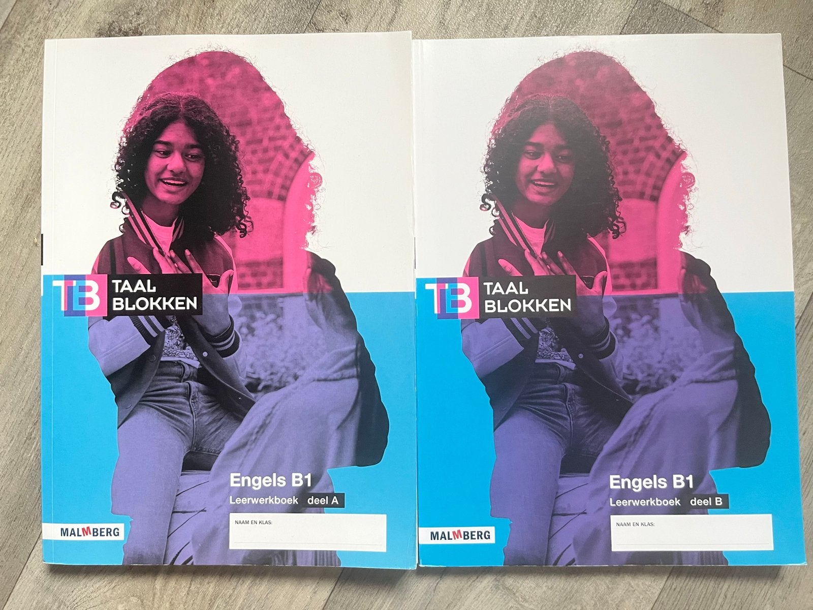 Taalblokken Engels B1 leerwerkboeken (deel A en B), Boeken, Ophalen of Verzenden, Zo goed als nieuw, Overige niveaus, Engels
