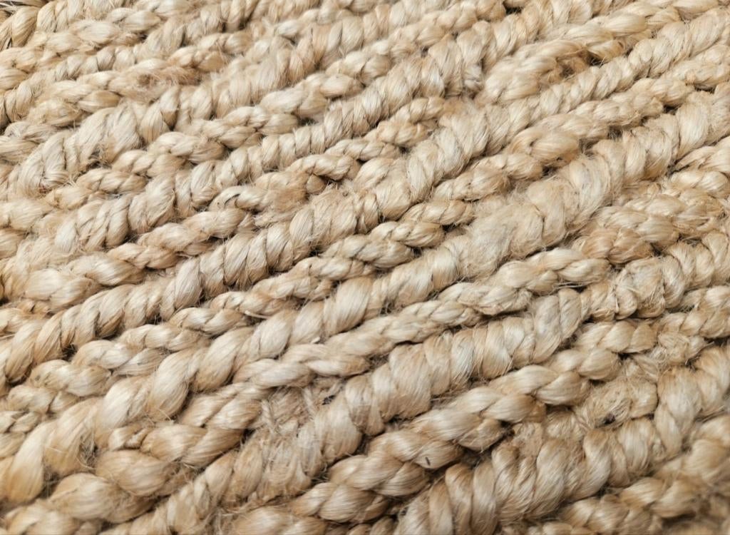 New gevlochten handmade jutte vloerkleed natural 155x240cm, Onbekend, India, Onbekend@example.com, Nieuw, Ophalen of Verzenden