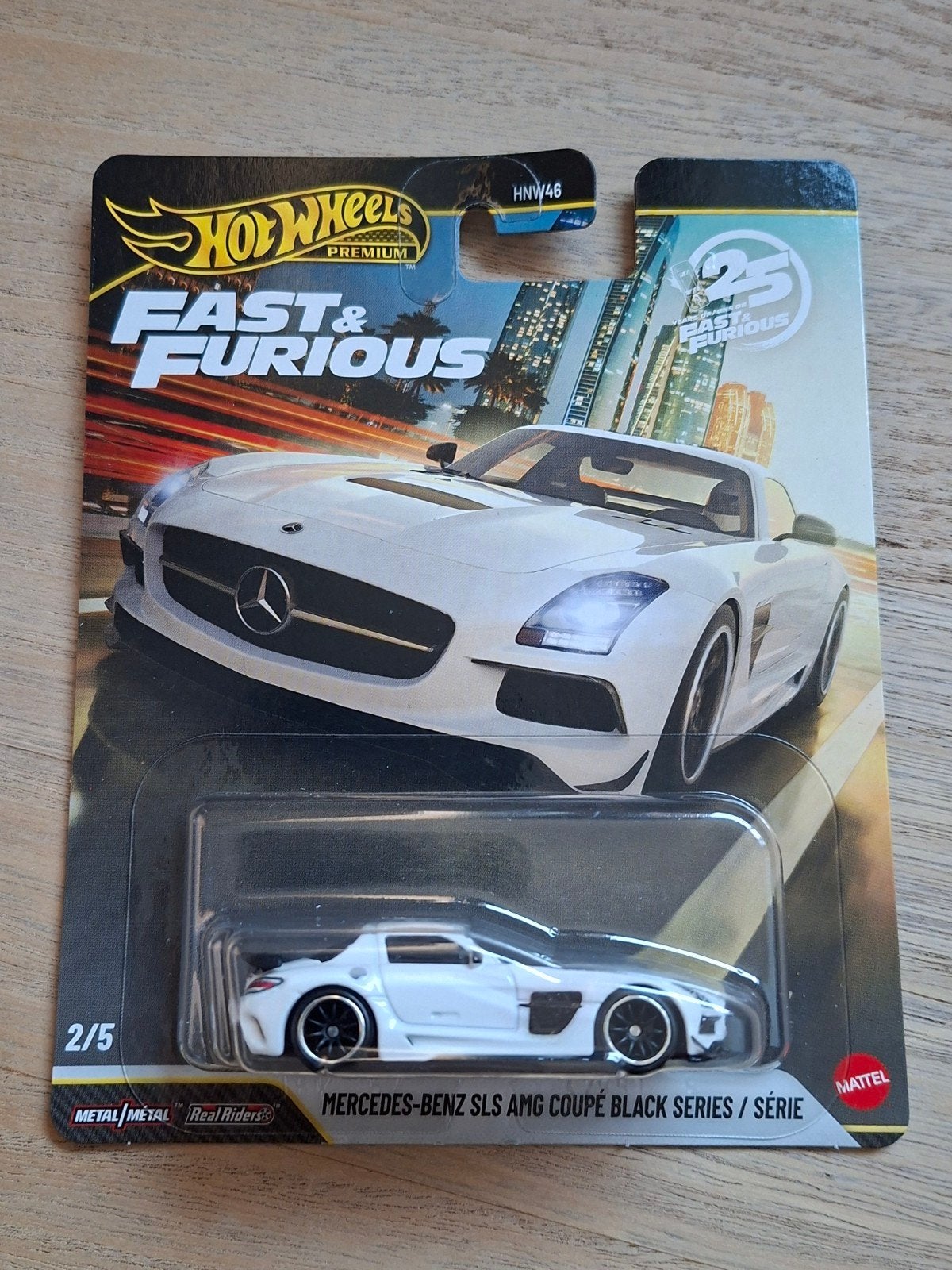 Hot Wheels Mercedes-Benz SLS AMG Coupé Fast&Furious, Ophalen of Verzenden, Nieuw, Auto