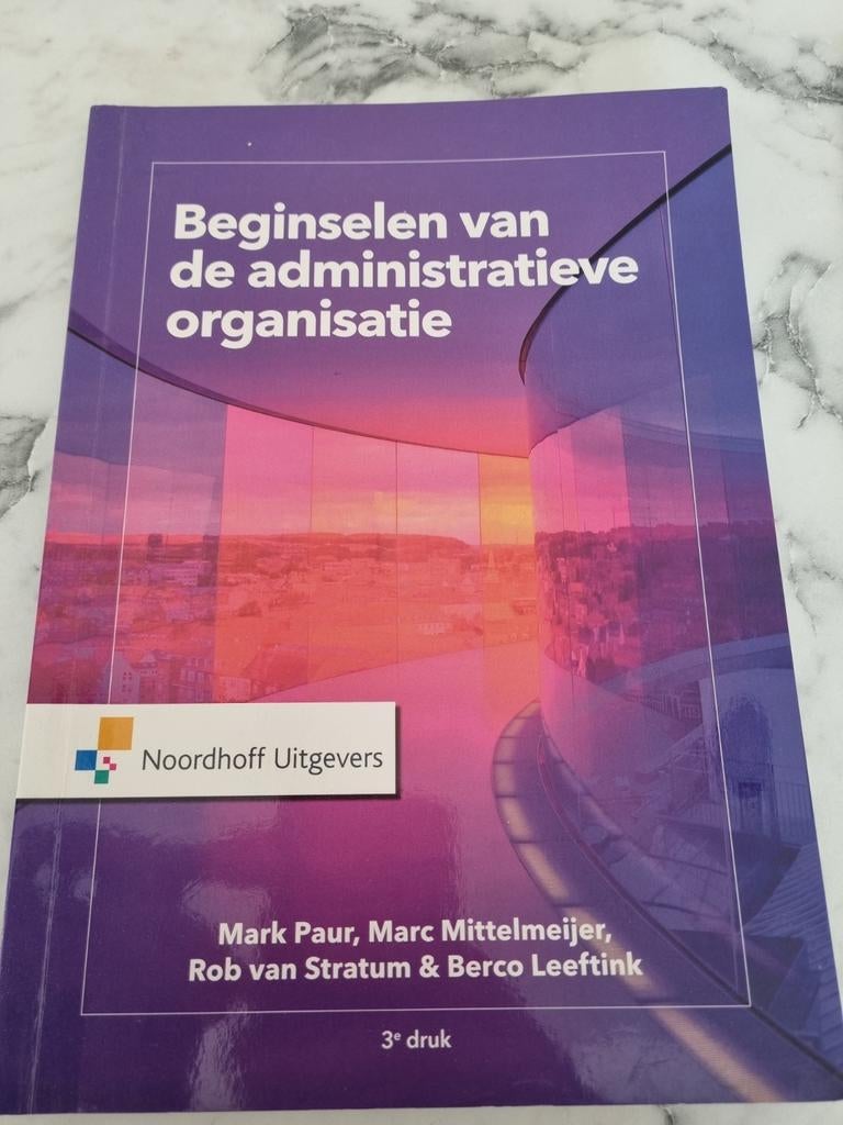 Beginselen van de Administratieve organisatie, Ophalen of Verzenden, Marc Mittelmeijer; Rob van Stratum; Berco Leeftink; Mark Paur