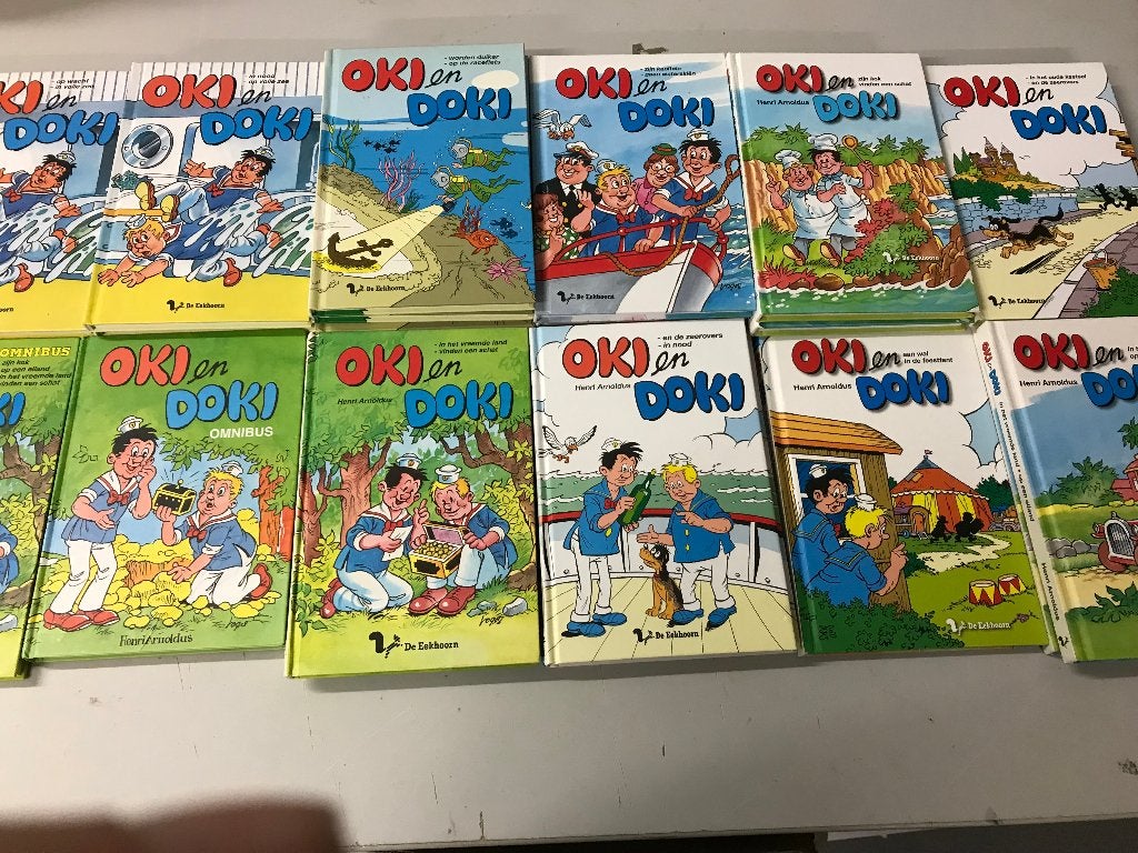 T.K. Oki en Doki boeken in goede en nette staat zie lijst