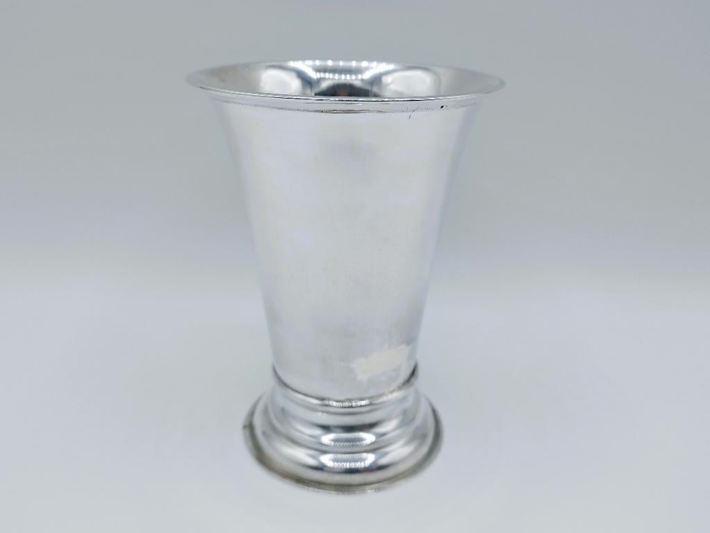 Zilveren avondmaalsbeker, H, Hooijkaas, Schoonhoven, 1886, Verzenden, Zilver