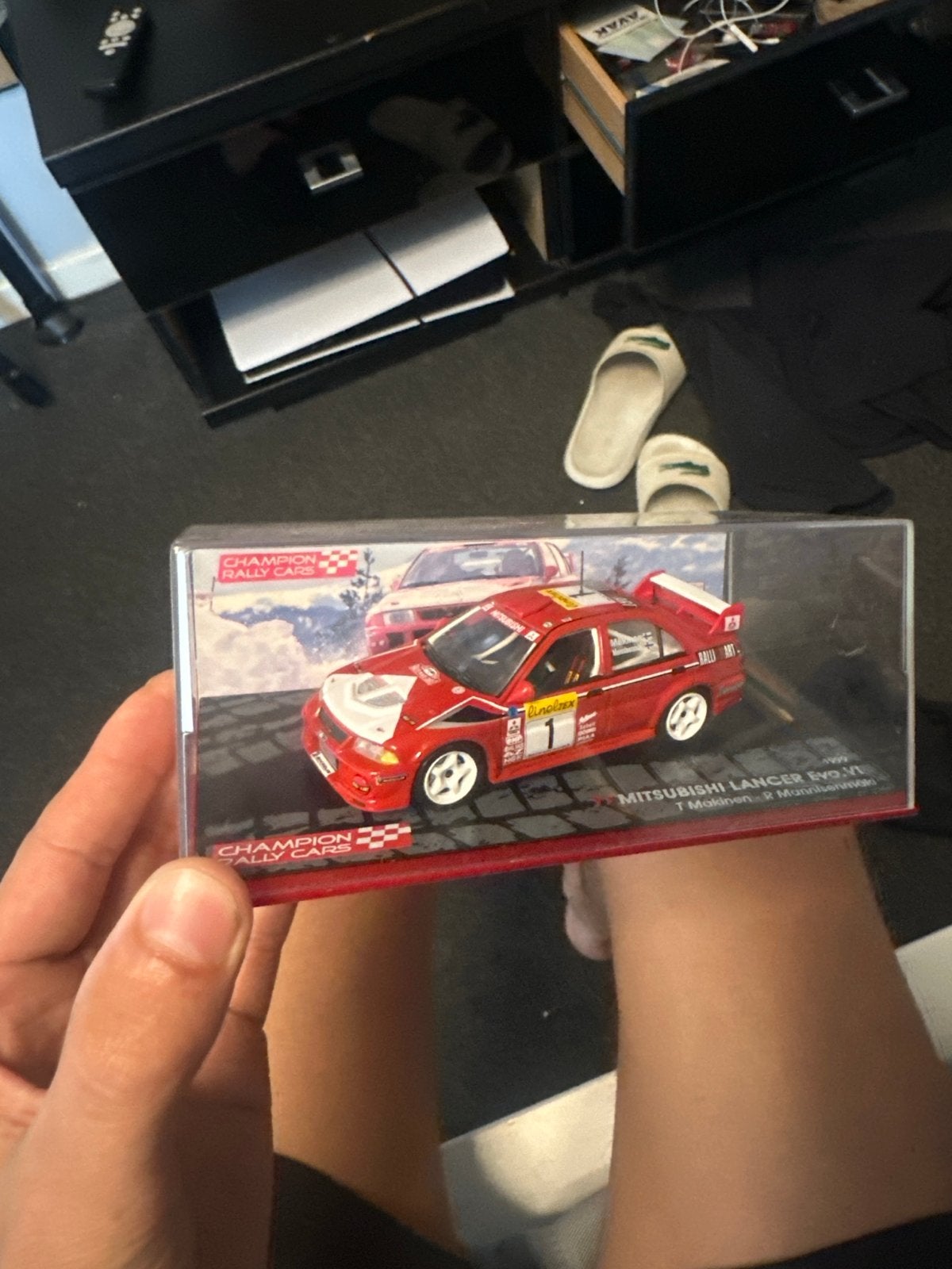 Mitsubishi Lancer Evo VI Rally Auto Miniatuur, Overige merken, 1:50 of kleiner, Auto, Ophalen of Verzenden