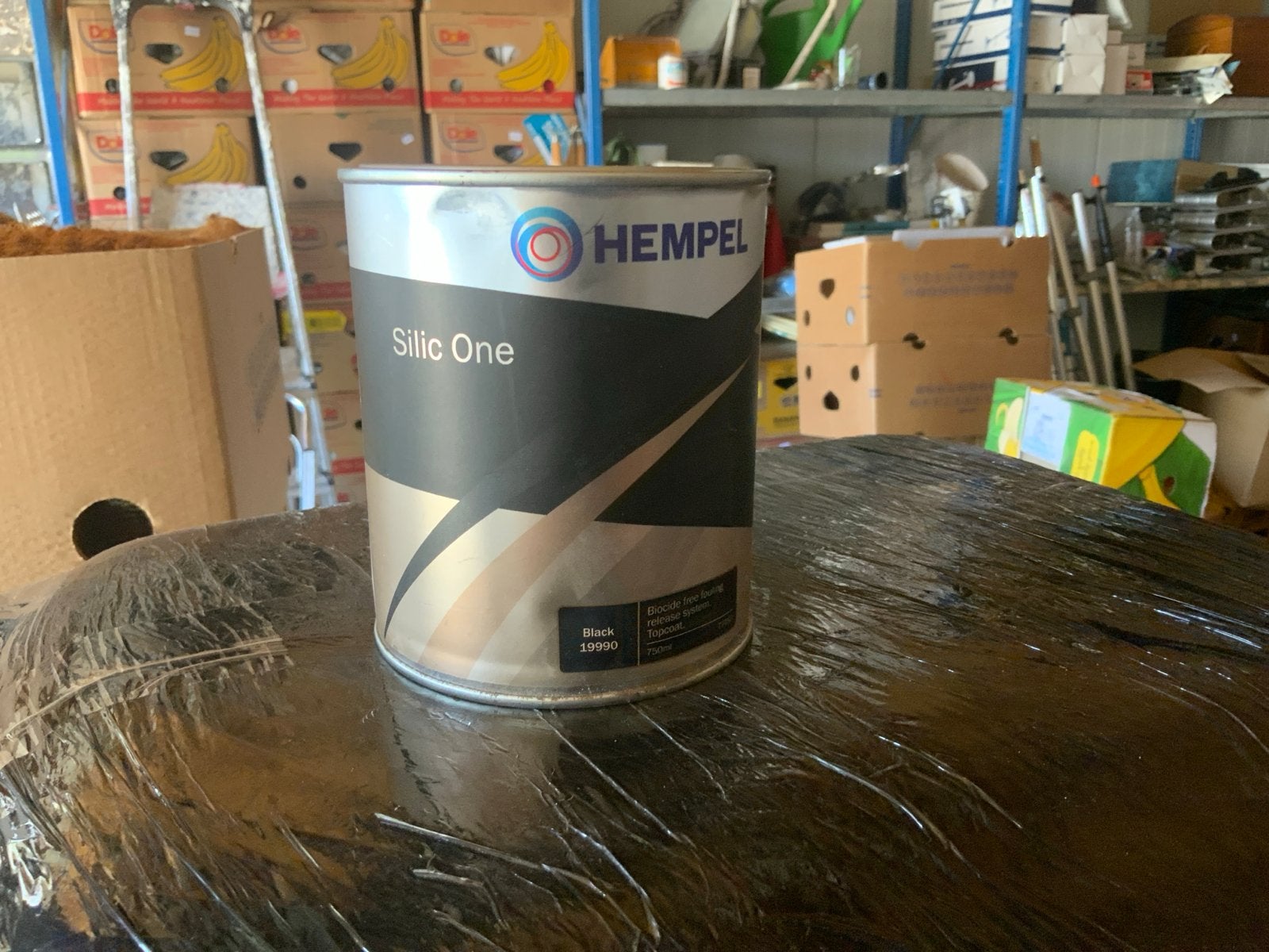 Hempel Silic One Zwarte Antifouling Verf 750ml, Watersport en Boten, Ophalen, Nieuw, Verven