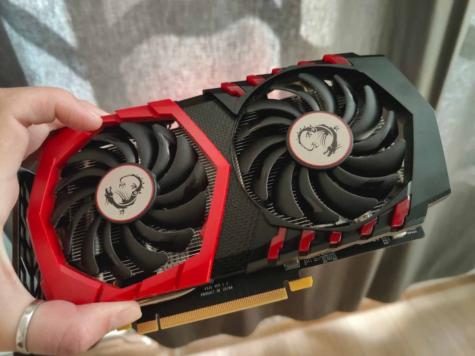 MSI GeForce GTX 1050 Ti videokaart, Ophalen, Gebruikt, Nvidia