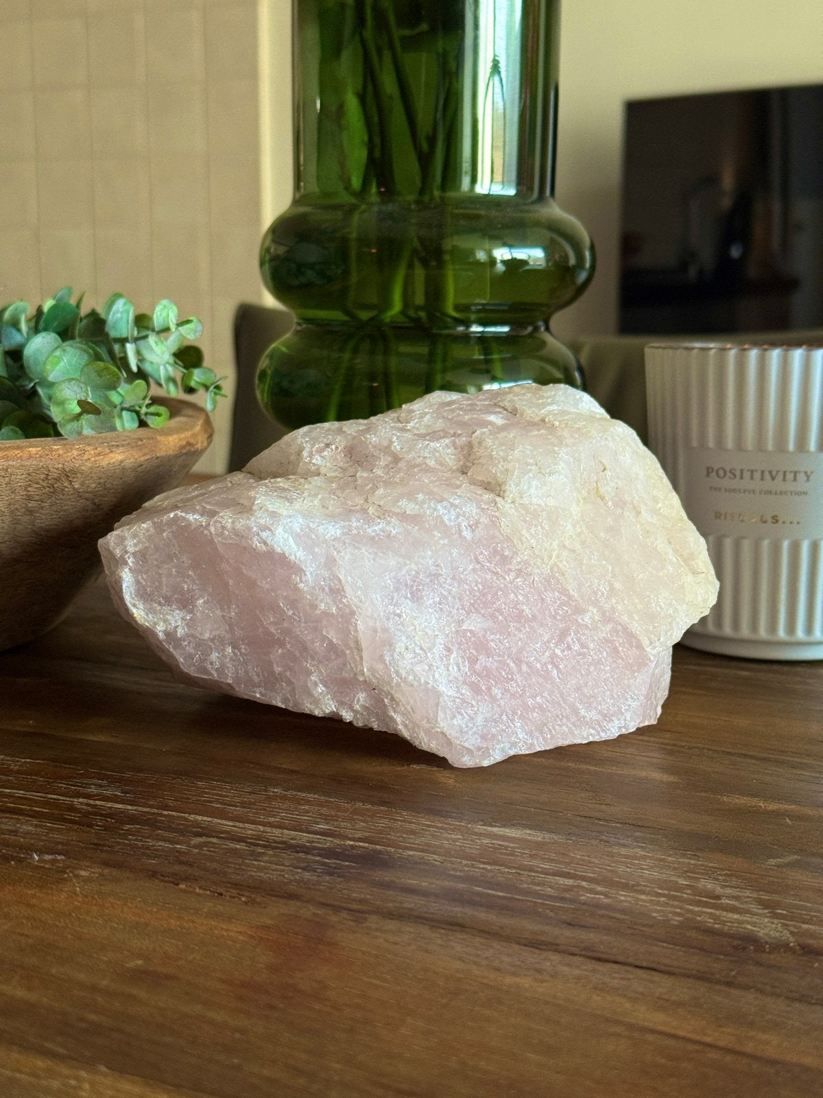 Groot stuk ruwe rozenkwarts - 2.992g, Verzenden, Mineraal