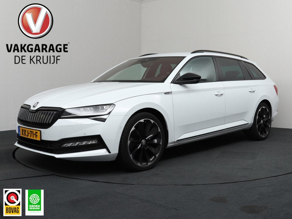 Skoda Superb Combi 1.4 TSI iV Sportline Business | SoH 92,5%, Auto's, Skoda, Gebruikt, Euro 6, 4 cilinders, Alcantara