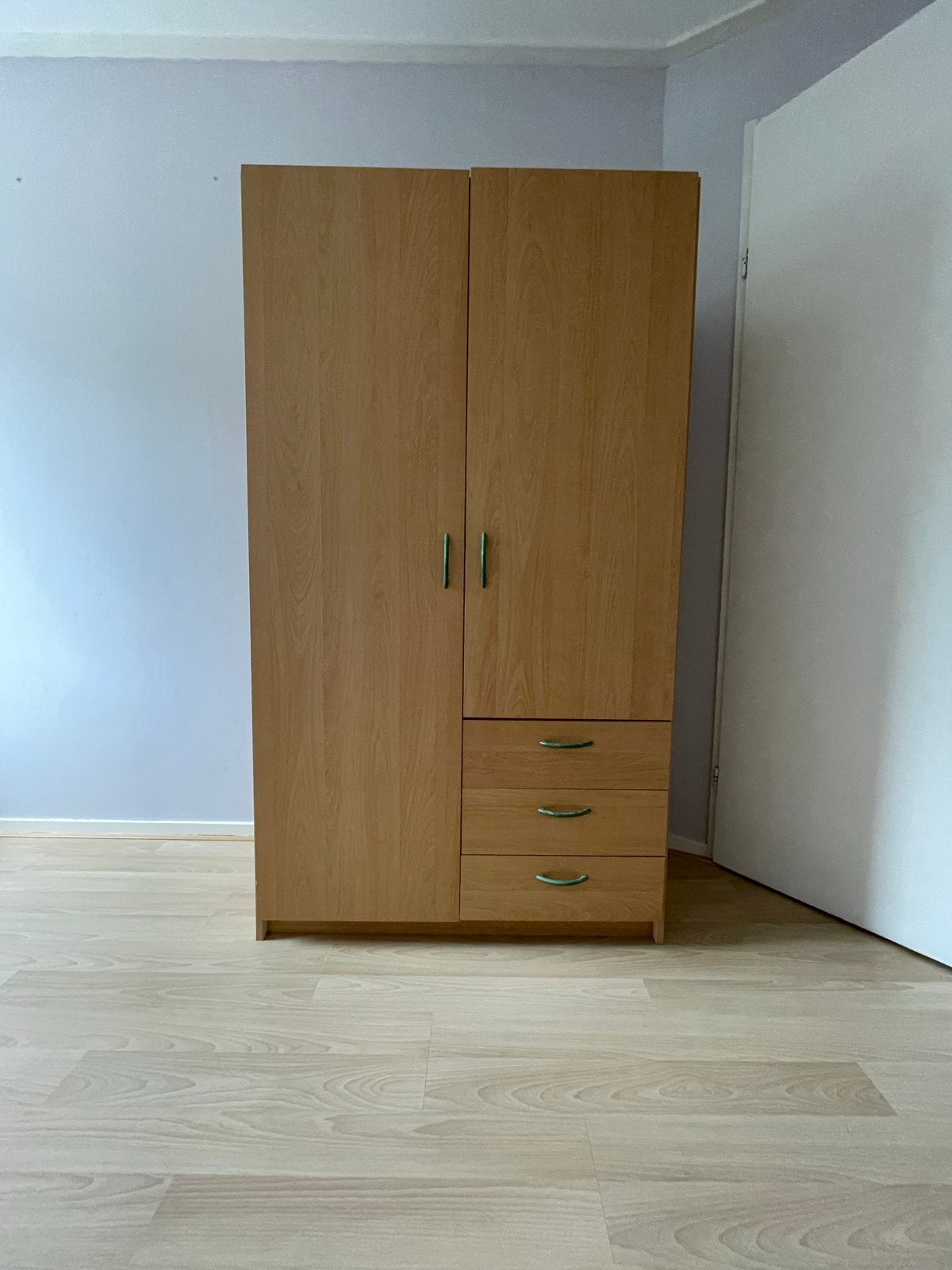Kledingkast met lades en hangruimte, Ophalen, Gebruikt, 50 tot 100 cm, Met lade(s)
