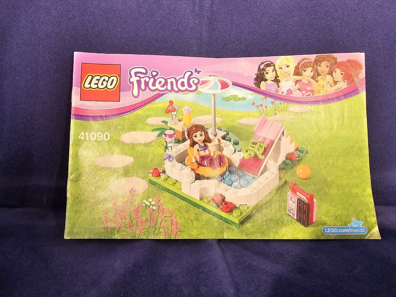 LEGO Friends Olivia's Zwembad 41090, Gebruikt, Lego, Friends, Ophalen of Verzenden