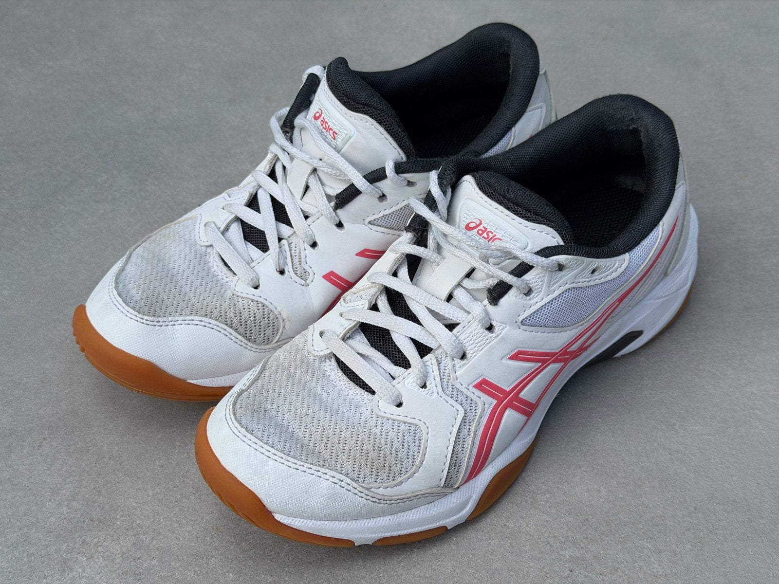 ASICS Gel Rocket sportschoenen dames indoor/zaal maat 37,5, Ophalen of Verzenden, Gedragen, Asics, Wit