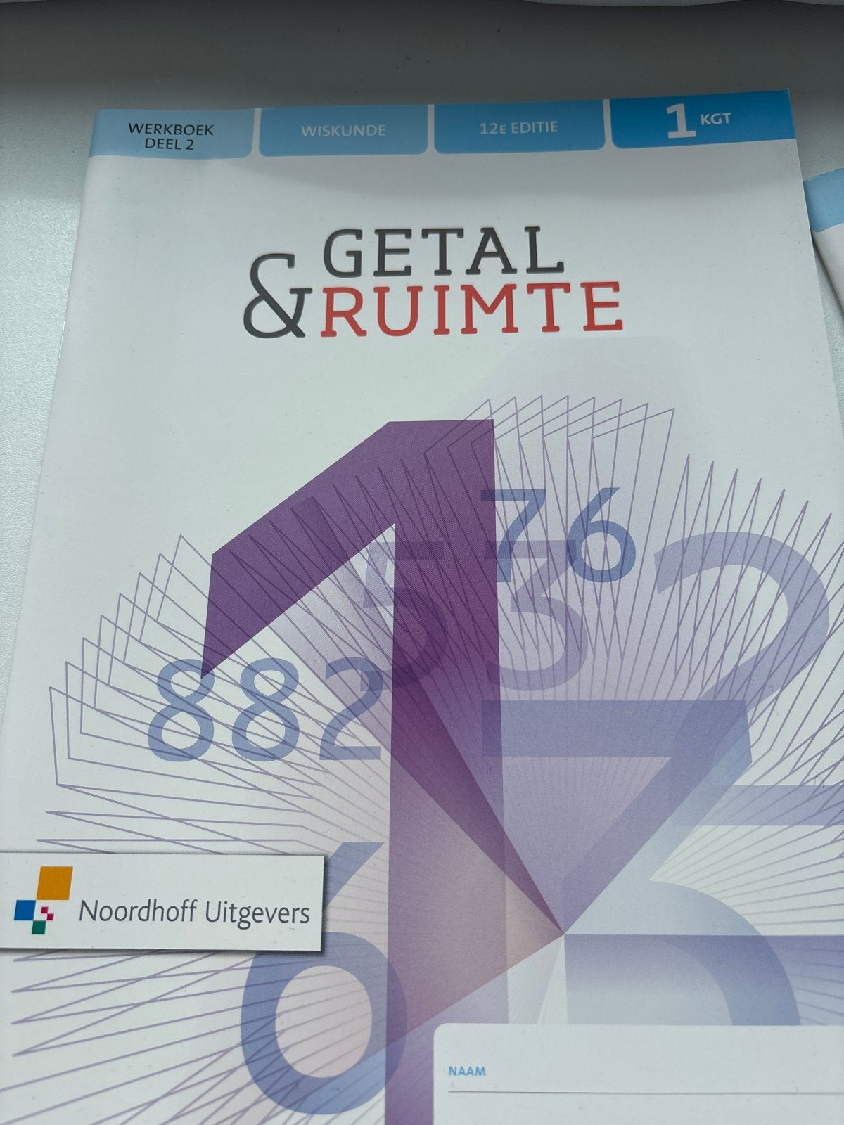 Getal & Ruimte Werkboek Wiskunde 1 KGT Deel 2 12e editie, Boeken, Ophalen of Verzenden, Zo goed als nieuw, VMBO, Wiskunde A