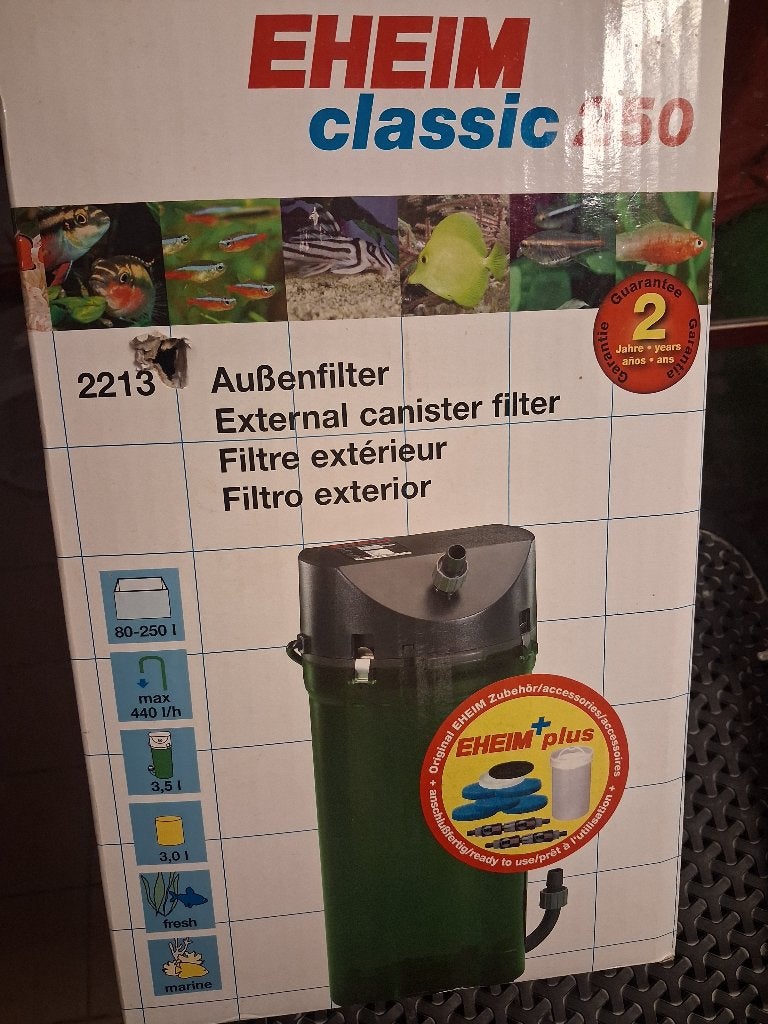 Eheim externe filter, Pomp, Ophalen of Verzenden, Zo goed als nieuw, Eheim