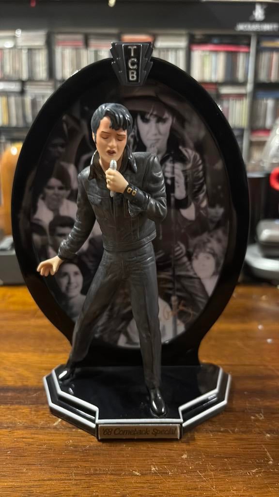 Elvis Presley 68 comeback special numbered art object plate, Ophalen of Verzenden, Zo goed als nieuw, Ducoso, Ducoso