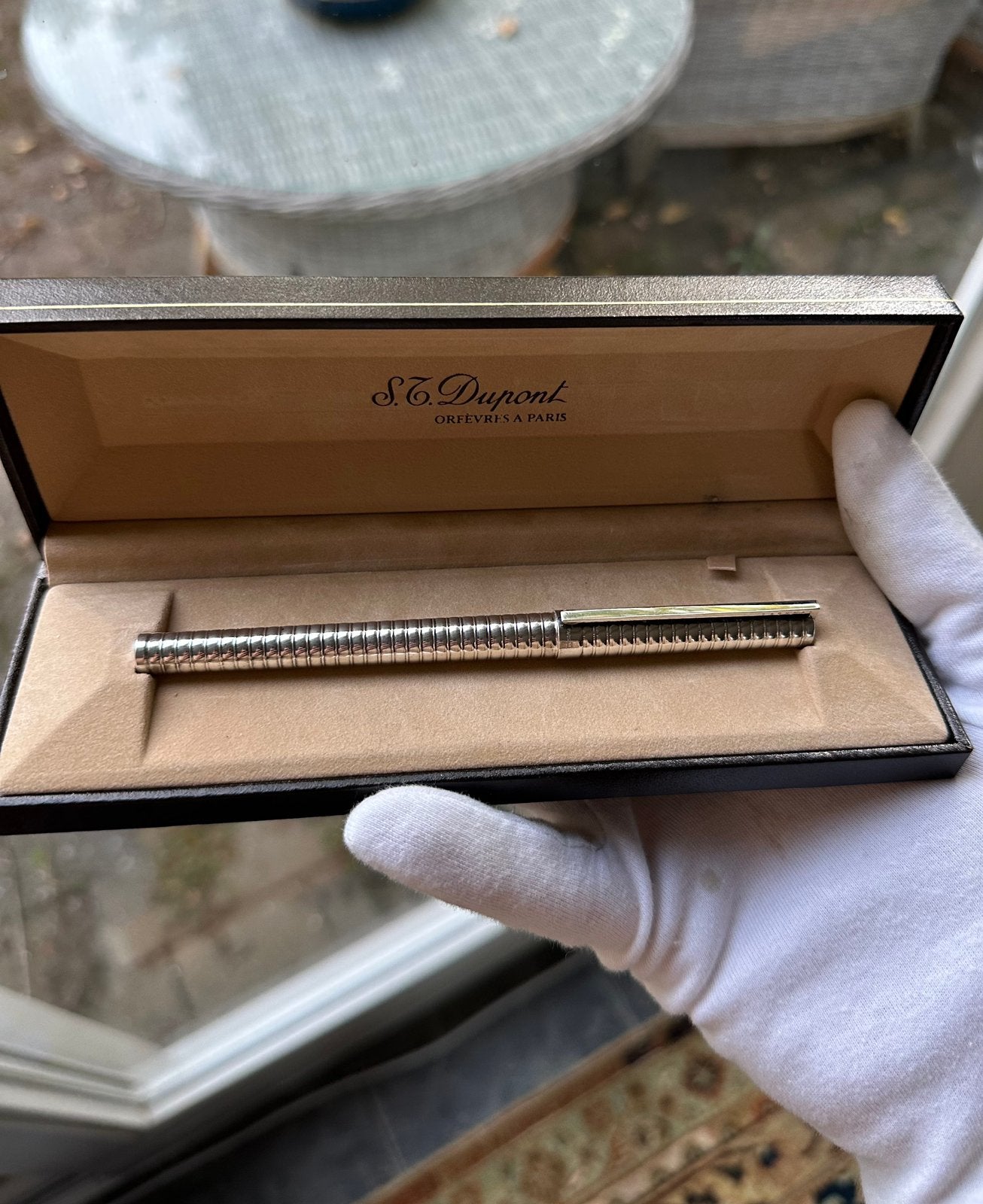 ST Dupont vulpen 18k nib, Overige merken, Ophalen of Verzenden, Zo goed als nieuw, Met doosje