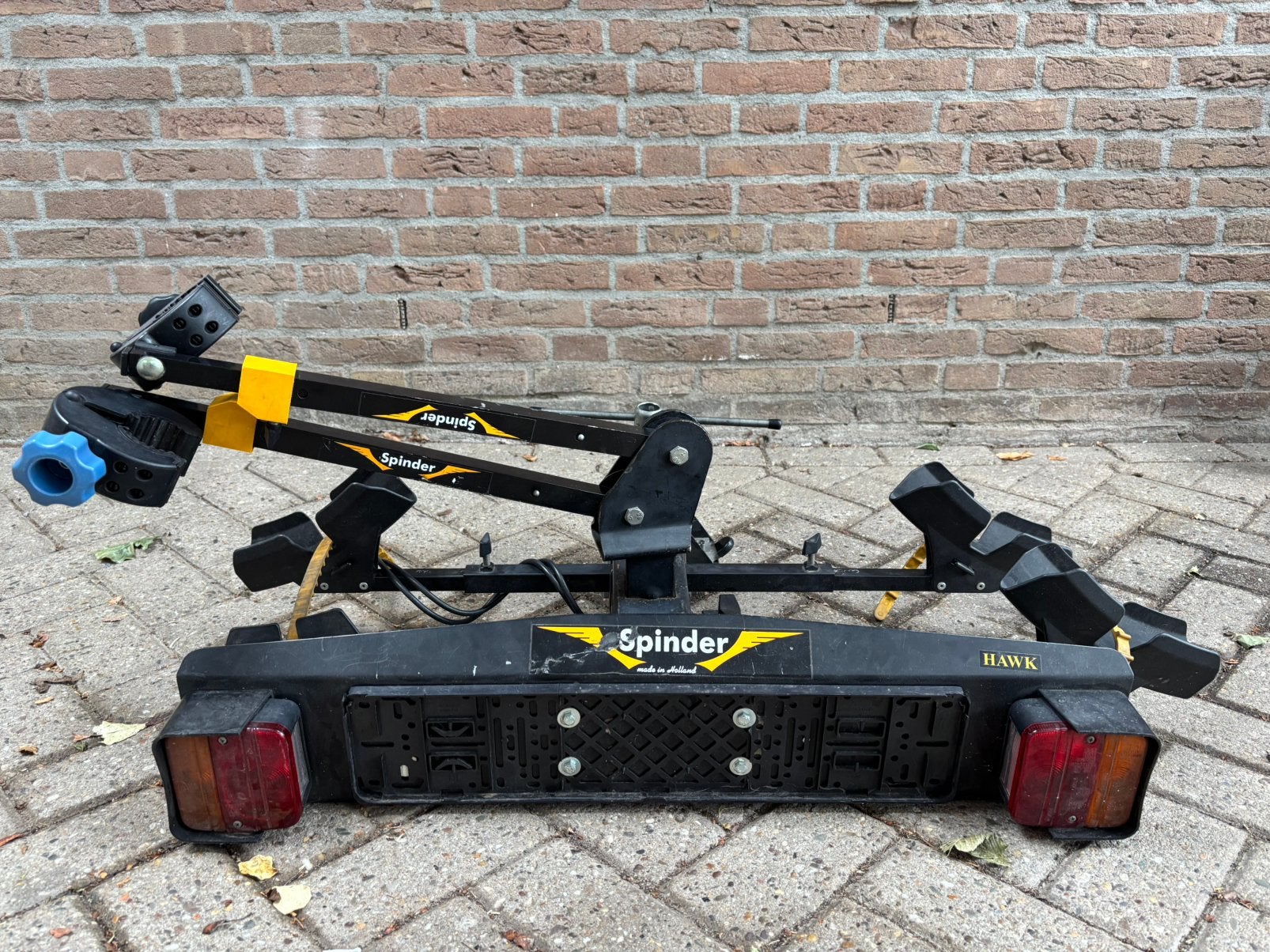 Fietsendrager Spinder Hawk, Auto diversen, Fietsendragers, Ophalen, 2 fietsen, Gebruikt, Trekhaakdrager