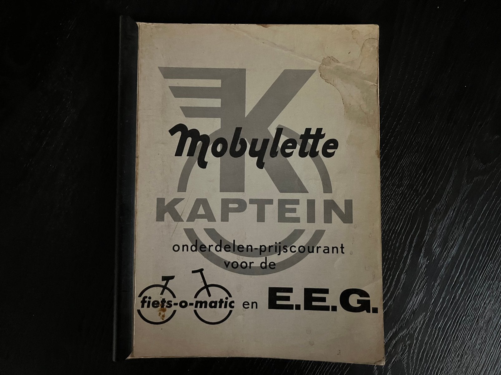 Onderdelen prijscourant Mobylette Kaptein EEG, Ophalen of Verzenden, Gebruikt