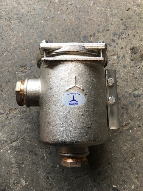 CR Messing “standaard” wierfilter transp. deksel 1″1/2, Watersport en Boten, Ophalen, Nieuw, Motor en Techniek, Zeilboot of Motorboot