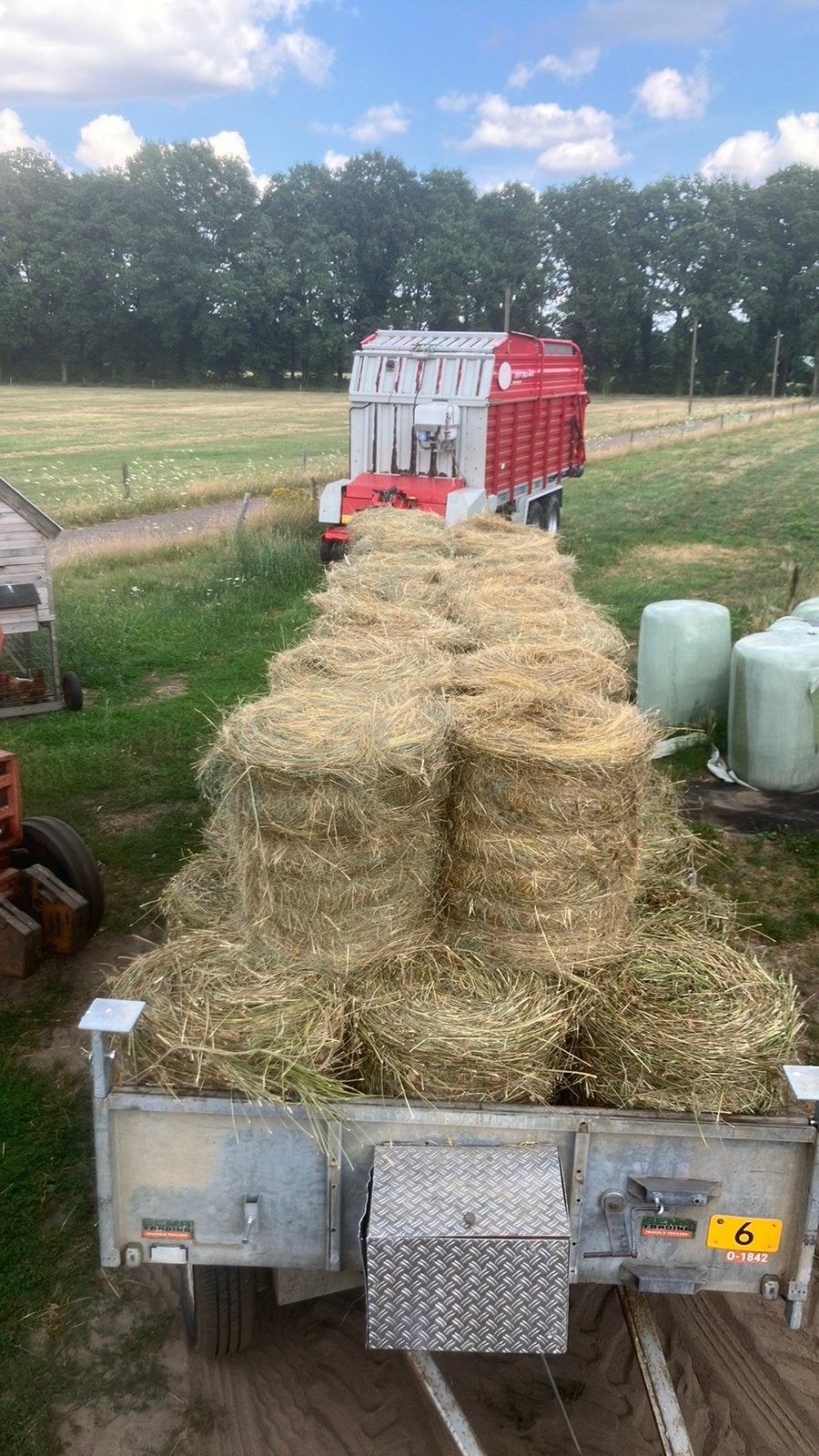 Mini ronde balen hooi, Dieren en Toebehoren, Dierenvoeding, Ophalen, Vee
