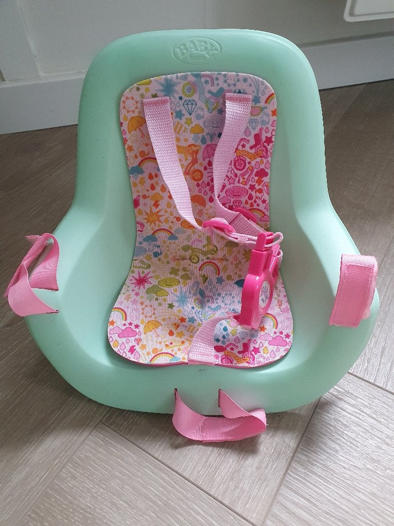 BABY Born fietsstoeltje, Ophalen, Zo goed als nieuw, Babypop