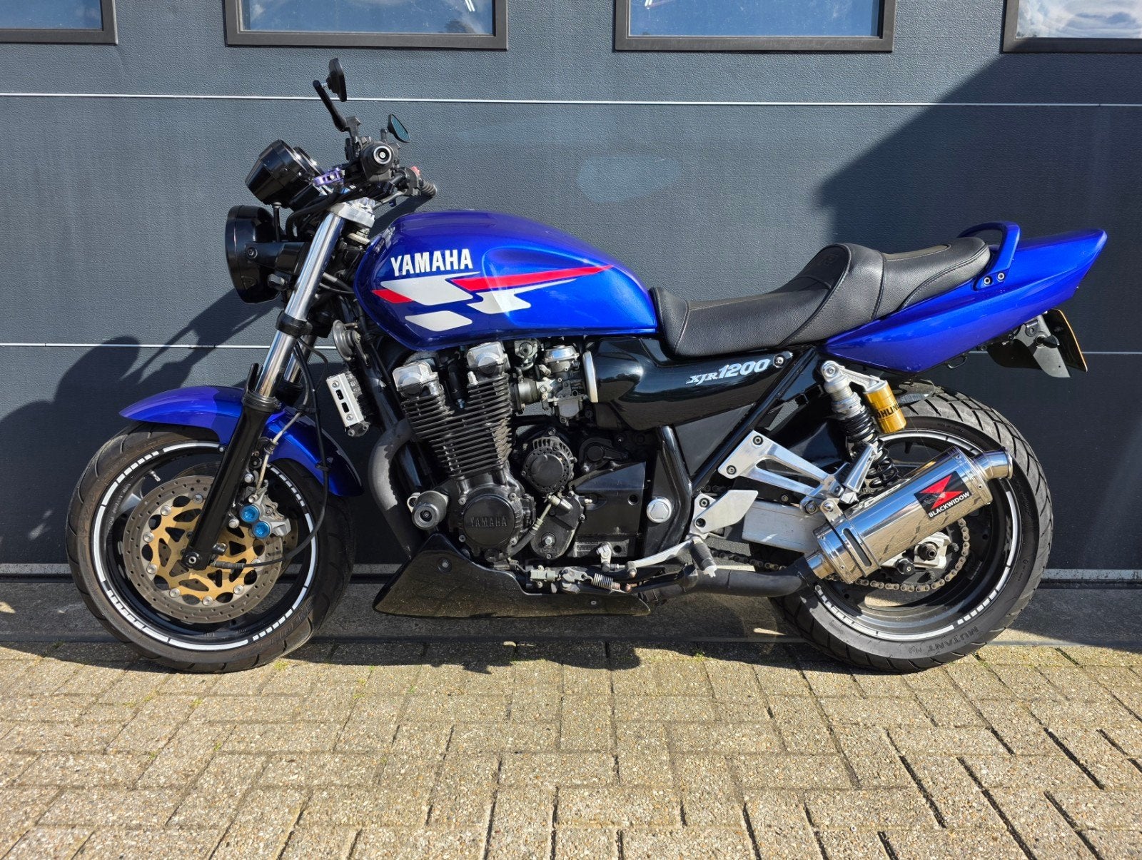Yamaha XJR1200 custom naked bike super mooi!, 2 cilinders, Sportuitlaat, Occasion, Motorrijbewijs A