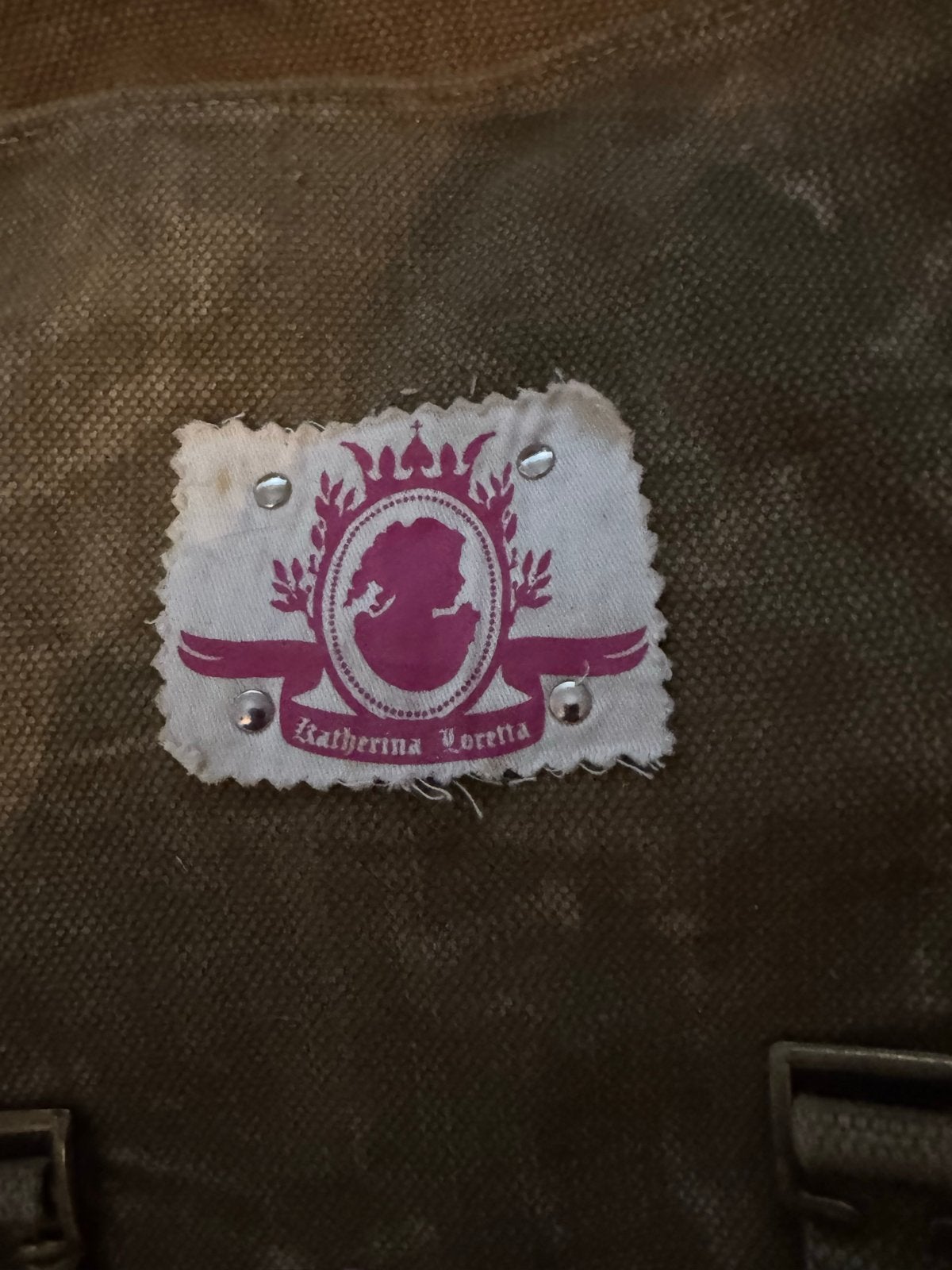 Katherina Loretta tas - De zogeheten pukkel, Ophalen of Verzenden, Gebruikt, Groen, Schoudertasje