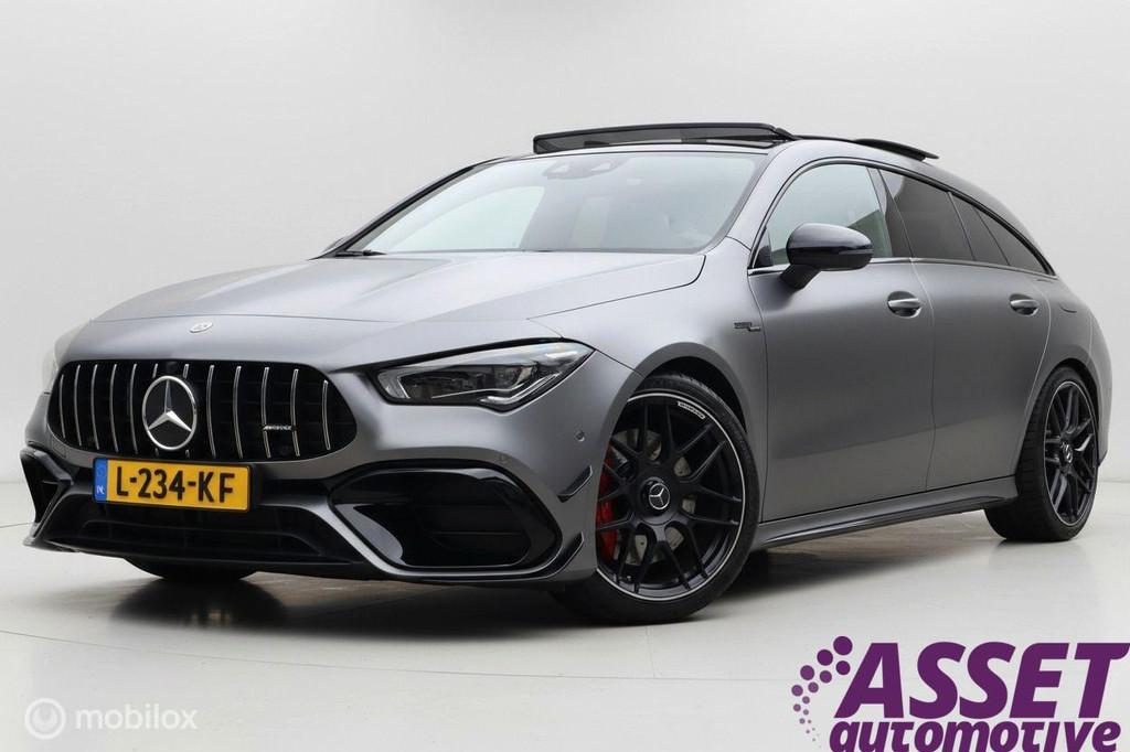 Mercedes CLA Shooting Brake AMG 45 4MATIC+ Premium trekhaak, Auto's, Mercedes-Benz, Automaat, CLA, Gebruikt, 4 cilinders