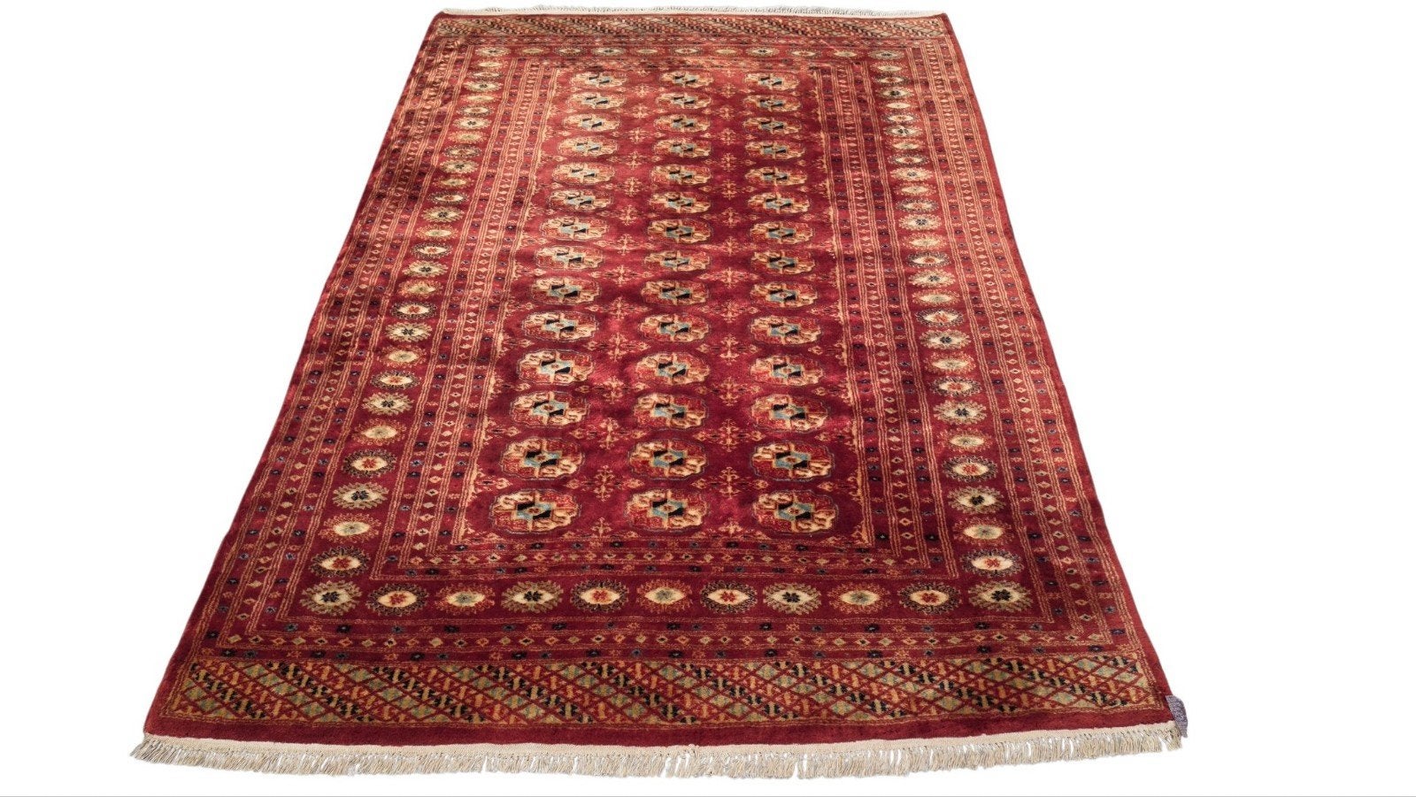 Handgeknoopt oosters wol Bouchara tapijt nomad 125x185cm