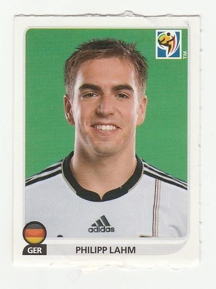 Panini voetbalplaatje / sticker Philipp Lahm, WK 2010, Verzamelen, Verzenden, Zo goed als nieuw, Buitenlandse clubs, Poster, Plaatje of Sticker